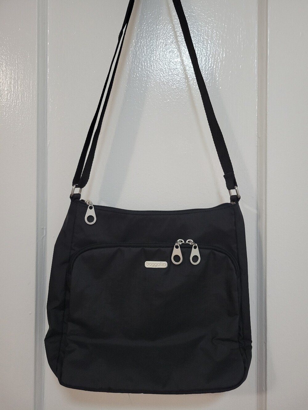 Baggallini Black Nylon Crossbody